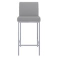 thumbnail image 3 of Set of 2 Modern Counter Stools, Grey, 3 of 7