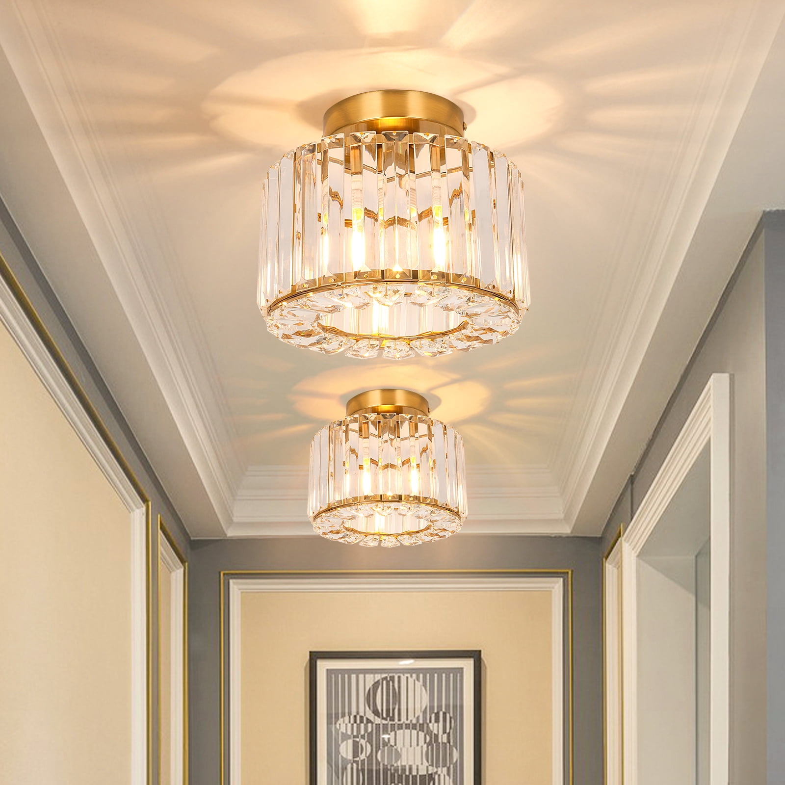 SEEU Crystal Ceiling Chandelier