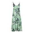 thumbnail image 4 of Birdeem Robes pour Femmes Mode Décontractée Confort Aguichant Imprimé Camis Sans Manches Robe Col en V, 4 of 12