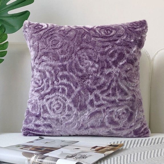 New Modern European Style Jacquard Plush Pillow Cover Office Home Sofa Cushion Cover Does Not Contain Pillow Core