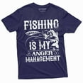 thumbnail image 4 of Men's Fishing anger management T-shirt Fisherman fishing hobby funny gift tee shirt (3X-Large Black), 4 of 7