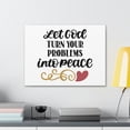 thumbnail image 3 of Scripture Walls Problems Into Peace Matthew 11:28 Christian Wall Art Bible Verse Print Ready to Hang Unframed, 3 of 18