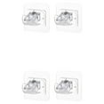 thumbnail image 1 of Matsuzay Bathroom Kitchen Self Adhesive Window Curtain Clamp Nail-free Room Clip Puncture-free Holder Rod Towel Rods Living transparente 2 piezas 2Conjunto, 1 of 1