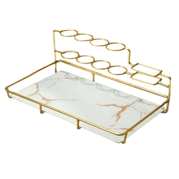 Organizador multifuncional para baño, estante para cepillos de inodoro, estante eléctrico Blanco