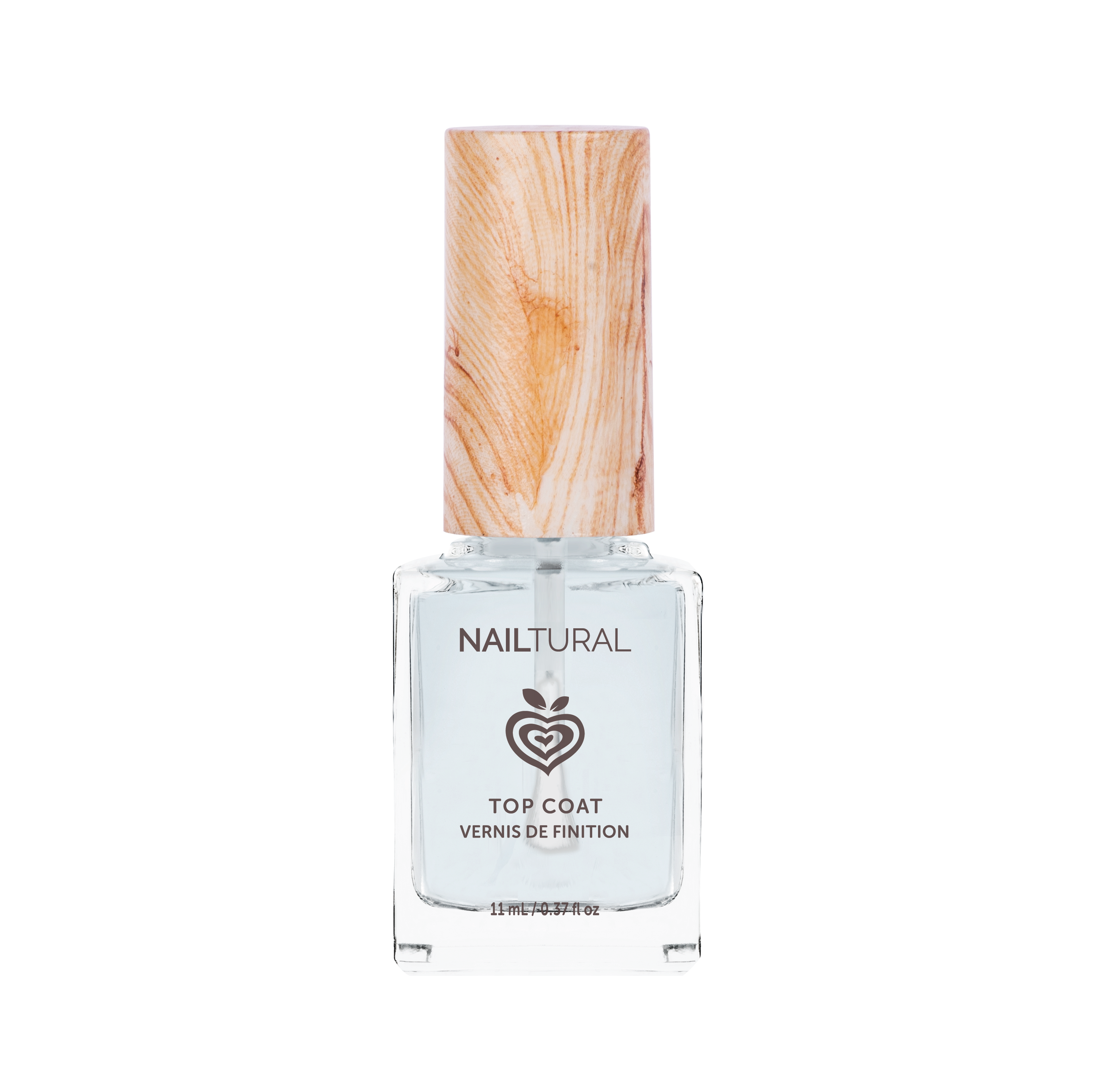 Nailtural Natural Vegan Nail Polish Top Coat, Clear