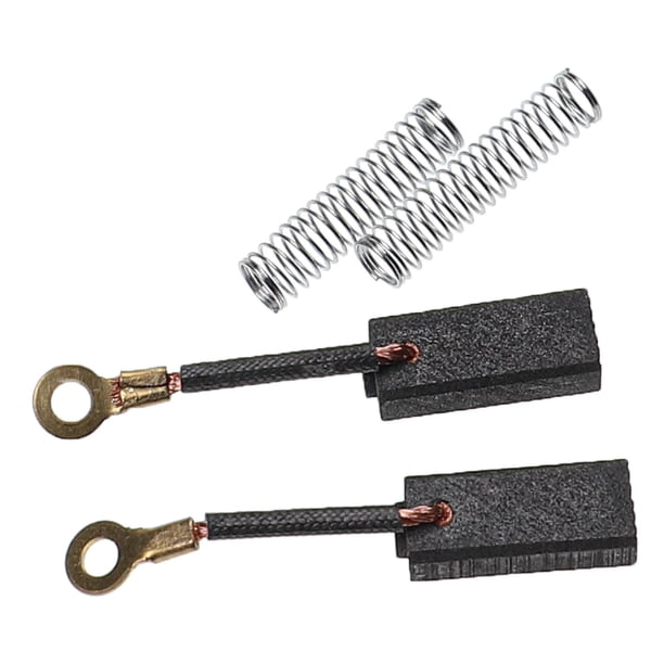 2x Kohlebrste 6 x 8 x 20 mm kompatibel mit MZ TS 150, RT 125/3, ETS 250, ETZ 301, TS 125, ETS 125, ETS 150 Motorrad, Lichtmaschine + Feder