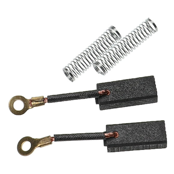 2x Kohlebrste 6 x 8 x 20 mm kompatibel mit MZ TS 150, RT 125/3, ETS 250, ETZ 301, TS 125, ETS 125, ETS 150 Motorrad, Lichtmaschine + Feder