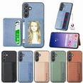 thumbnail image 4 of Case For FOXDOCK Samsung Galaxy S24 Plus Stand Function RFID Blocking Magnetic Card Holder Complete Camera Safety, 4 of 5
