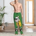 thumbnail image 2 of Sikiie Cool Skateboarding Bulldog Pajama Pants Men, PJ Bottoms, Sleep & Lounge Pants-X-Large, 2 of 6