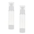 thumbnail image 4 of pitrice 2x Sterile Airless Pump Bottle Refillable Toner/Lotion/Serum Container 50ml, 4 of 8