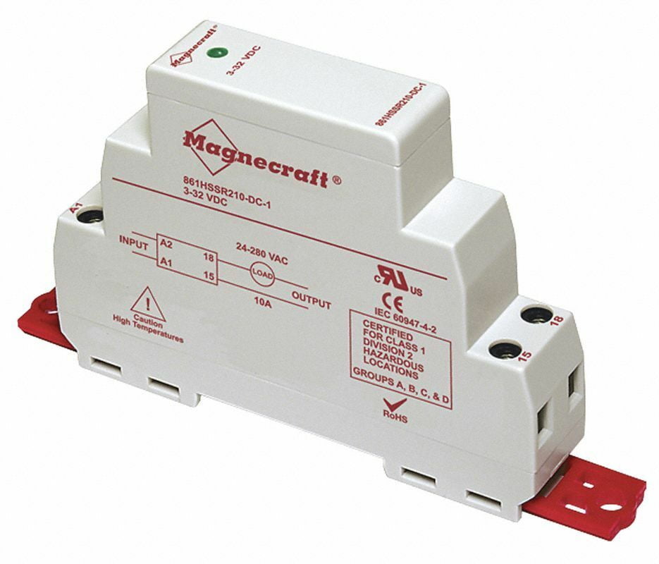 Schneider Electric Solid State Relay, 861HSSR610-DC-1, 10A, 600 VAC