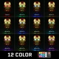 BRIKSMAX Led Lighting Kit with Remote Control for Legos Iron Man Helmet 76165 Building Blocks