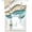 Teal Brown White, variant on Tie Up Curtains for Windows Abstract Ombre Black Grey Ocean Water Ripple Wave Rod Pocket Tie-Up Window Shade Adjustable Balloon Curtain Valance Gradient Lines for Kitchen Bathroom Blinds, 46x63in