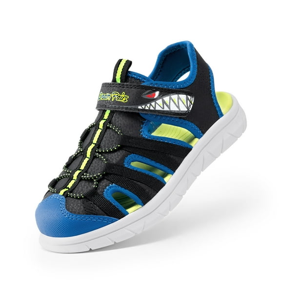 DREAM PAIRS Toddler Boys Girls Sport Sandals Cute Breathable Lightweight Outdoor Play Casual Closed Toe Hook and Loop for Toddlers & Little Kids