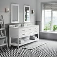 thumbnail image 3 of Water Creation Madalyn 72" Double Sink Wood Bathroom Vanity in Pure White, 3 of 6