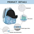 thumbnail image 4 of Nordic Rustic Style Student Backpack - Spacious Main Compartment, 4 of 5
