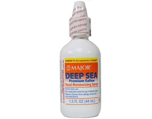 240MJRX MAJOR DEEP SEA NASAL SPRAY SODIUM CHLORIDE-1 % Clear 44 ML UPC 309043865752 (PACK of 8)