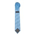 thumbnail image 4 of Jacob Alexander Boys' Prep Solid Color Tonal Stripe Neck Tie - Baby Blue, 4 of 4