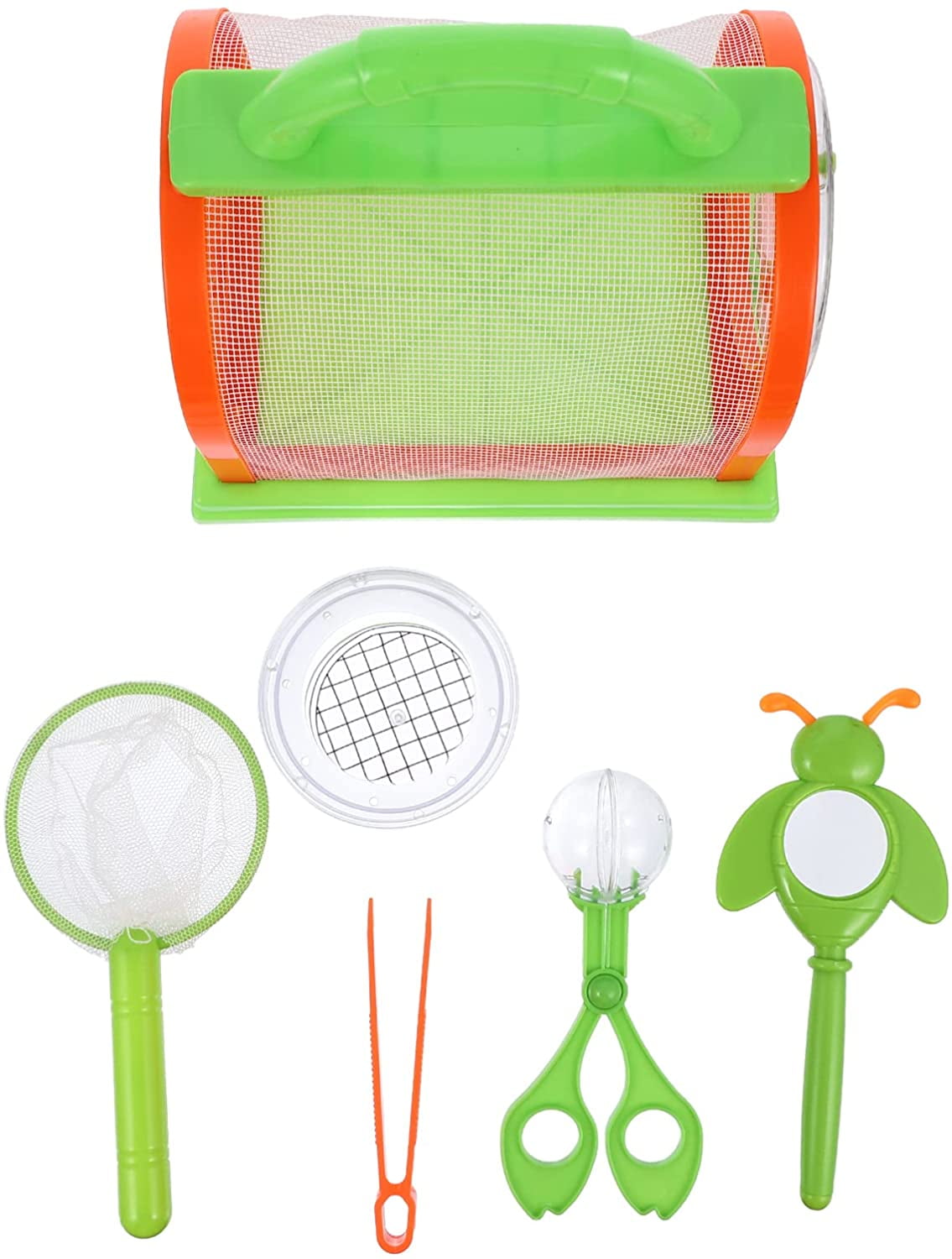 HTCM Bug Catcher Kit Critter Cage Bug Viewer Critter Magnifying Glass Butterfly Nets Catching