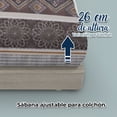 thumbnail image 3 of Juego De Sabanas Individuales Estampadas De Microfibra De Poliester 3 Piezas Diseño Elegante Amplias Textura Suave, 3 of 5