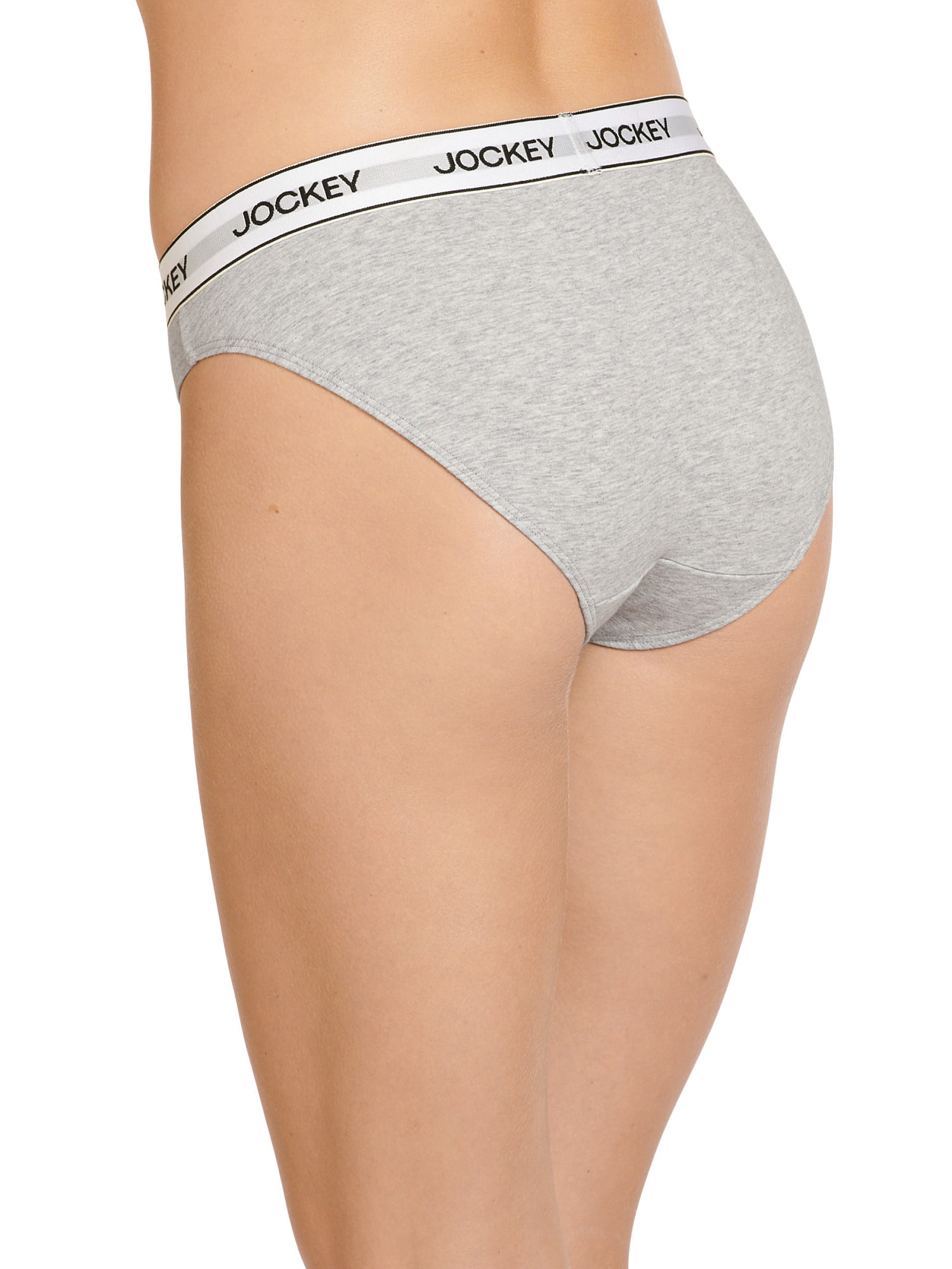 Jockey® Cotton Stretch Bikini Underwear - Gray, 6 - Kroger