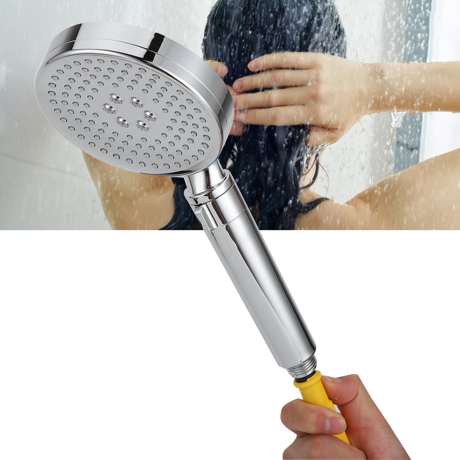 Bathroom Showering Shower Head Filters Detachable Handheld Massage Durable 