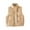 Khaki, variant on Down Puffer Jacket for Girls Boys Kids Toddler Baby Boys Autumn Winter Sleeveless Zip UP Boys Coat Clothes Outwear Hooded Outwear Parka 18-24 Months