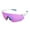 Diamant™ Dream Blue lenses, Bright white frame, VLT: 15%, Rose tint, variant on AKSEL Polarized Mirror Sports Sunglasses - Hiking, Cycling, Fishing, Surfing