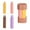 Brown, variant on Dadatutu 4-In-1 Travel Bottles for Toiletries, Portable Travel Dispenser Bottle, 2Oz Travel Size Containers, Leak Proof Refillable Liquid Silicone Travel Accessories for Shampoo Conditioner Lotion