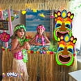 thumbnail image 2 of PMU Luau Crowned Tiki God Shape 22 Inch Mylar-Foil Balloon Pkg/10, 2 of 8