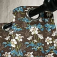 thumbnail image 3 of Ambesonne Brown and Blue Grommet Curtain, Cornflowers, 50" x 108", Brown Blue Green, 3 of 6