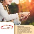 thumbnail image 3 of Collar personalizado, colgante geométrico brillante a prueba de herrumbre, proyección de memoria romántica, hermosa pulsera, boda, fiesta de Ropa, zapatos y accesorios Miscelánea Tipo 5 Jumpingount AP010642-05B, 3 of 6