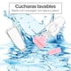 thumbnail image 5 of Cuchara Alimentadora Dispensador Silicona Azul con Ventosa para Bebés, 5 of 9
