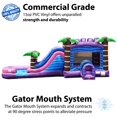thumbnail image 2 of TentandTable Mega Inflatable Water Slide Bounce House Combo with Blower, Tropical Purple Marble, 2 of 8