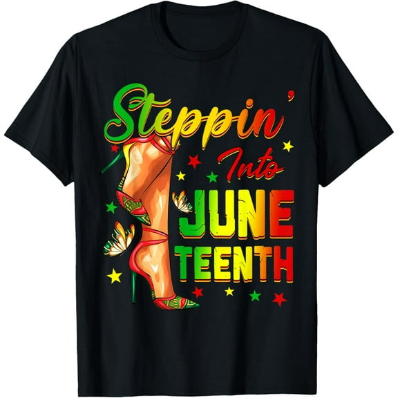 Juneteenth_Shirt Outdoor Tops Sports T-shirt Casual Graphics Tops Gift Tee Medium Man Women