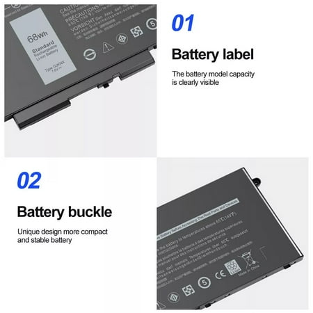 Battery for Dell Latitude 5491 SERIES
