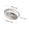 thumbnail image 2 of Cable Hole Cover, 2-3/8" Plastic Desk Grommet for Wire Organizer 10 Pcs (Gray), 2 of 4