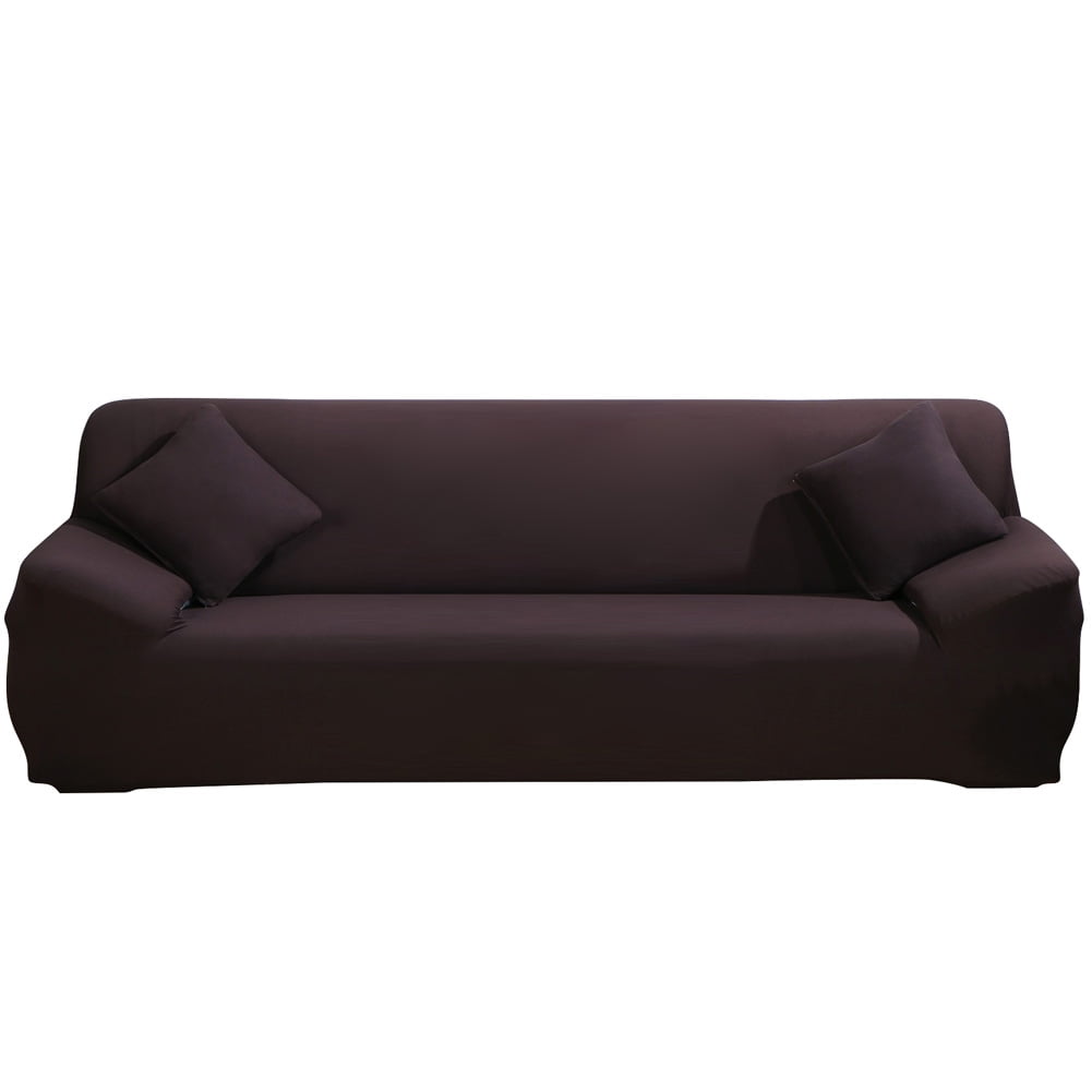 Stretch Sofa Covers 4 Seater Fabric Slipcover Protector Couch Slipcover for 4 Cushion Couch 4