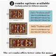 thumbnail image 3 of Kitchen Rugs Sets of 3 Non Slip Washable Kitchen Mats for Floor, Kitchen Runner Rug, Floor Mat Carpet for Entryway, Laundry, Sink, 3 of 12