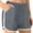 Dark Gray, variant on ZZwxWA Athletic Shorts for Womens Summer Yoga Shorts Sports Quick Dry Elastic Wasit Short Pants Outdoor Sports with Pocket