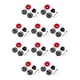 thumbnail image 2 of Soporte para ordenador de bicicleta Greeniant velocímetro ciclismo accesorios de soporte de barra Rojo 10piezas, 2 of 6