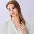 thumbnail image 5 of Gold Initial Necklaces for Women 14k Gold Plated Dainty Pendant CZ Love Heart Alphabet Necklace for Women, 5 of 6