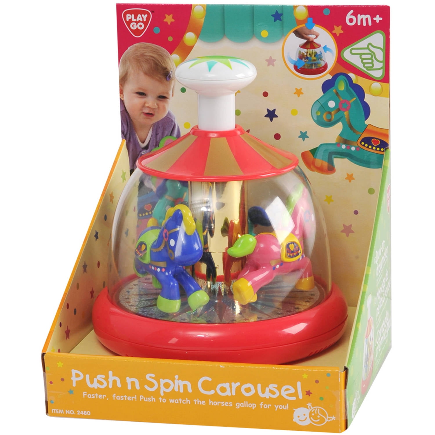 push and spin toy