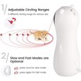 thumbnail image 2 of Juguete láser para gatos automático, juguete interactivo para gatos de interior, gatitos, perros, carga USB/alimentado por batería, 5 modos láser ajustables para gatos MFZFUKR LT36, 2 of 6