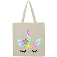 thumbnail image 3 of Inktastic Unicorn Face Tote Bag, 3 of 5