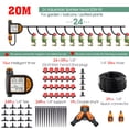 thumbnail image 1 of 5-50M 1/4" Garden Smart Timer Irrigation Set IPX5 Waterproof LCD Automatic Watering Controller Can Be Used Water Lawn Plants kit, 1 of 5
