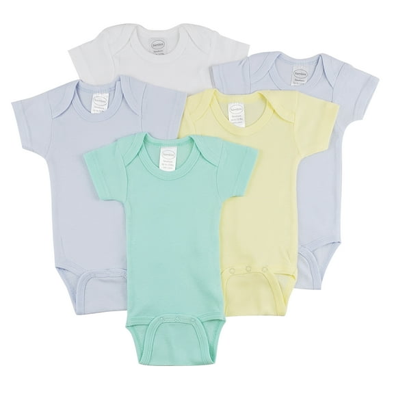 Bambini Short Sleeve One Piece 5 Pack