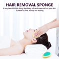 thumbnail image 2 of 2X Popular Magic Painless Hair Removal Depilation Sponge Pad for Remove Facial Leg Arm Body Hair Removal Tool Epilator, 2 of 8