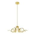 thumbnail image 2 of Magnolia LED Adjustable Chandelier // Sandy Gold, 2 of 4