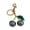 golden green, variant on Cherries Purse Adornment Keychain Pendant with Innovative Color Changing Properties for Modern Fashion Lovers